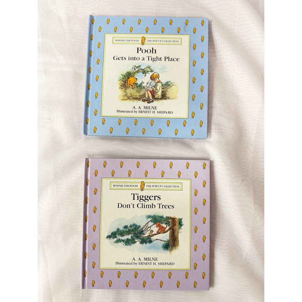 Winnie the Pooh Pop-Up Collection Books A.A. Milne 1994 Set of 2 Tigger Pooh